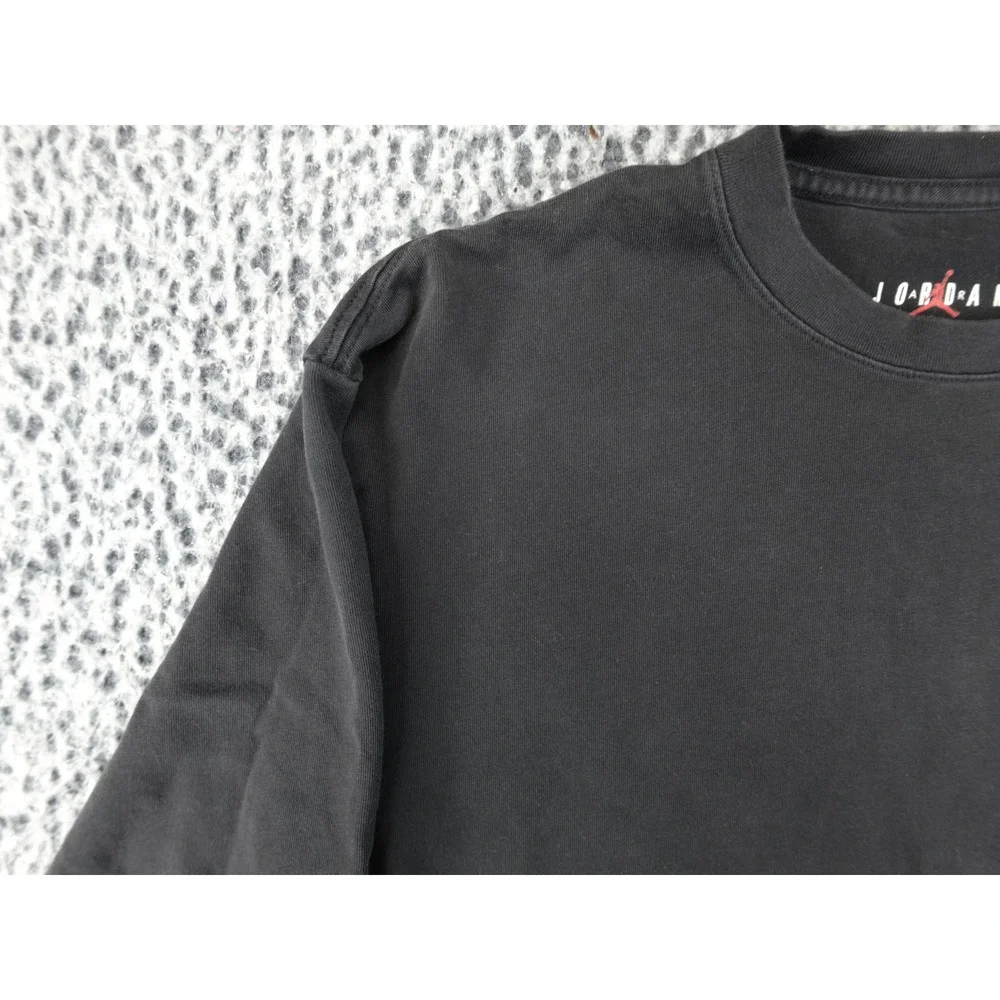 Jordan Flight Long Sleeve T-Shirt Mens Medium Black Sample 2022 Air Tour Graphic
